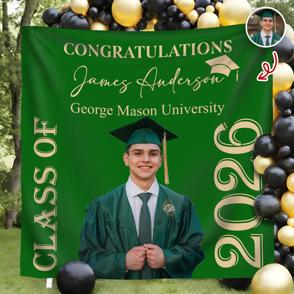 Custom Photo Congratulations Class Of 2026 Backdrop For Graduation's Day TH10 168999 - Image 4