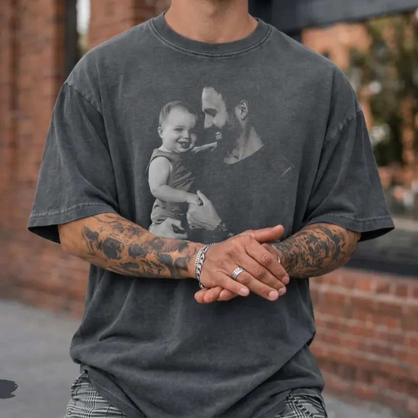 Custom Photo Dad And Kid Comfort Shirt For Father's Day TH10 170105 - Image 4