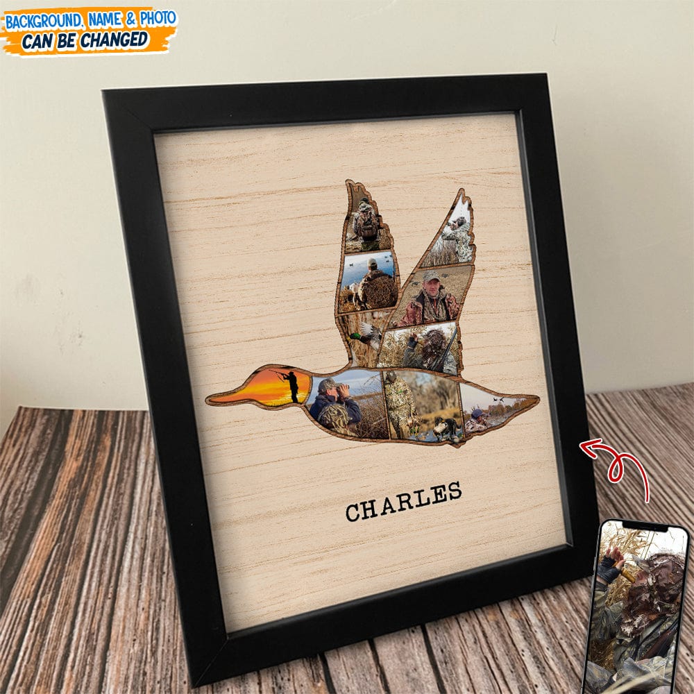 Custom Photo Deer Hunting Wood Picture Frame N304 889237 - Image 3