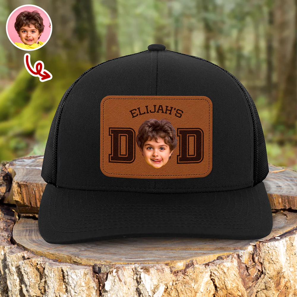 Custom Photo Dog Cat Circle Patch Hat For Dad TH10 169711 - Image 2