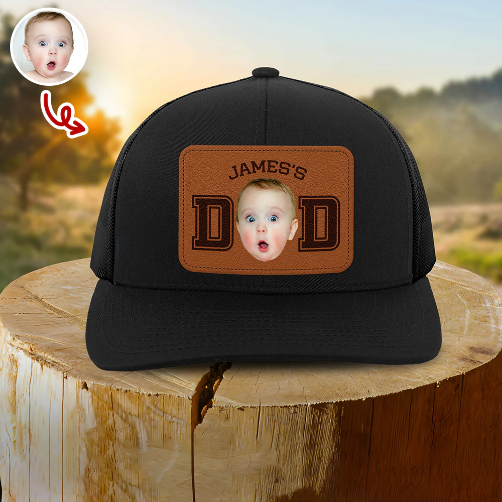 Custom Photo Dog Cat Circle Patch Hat For Dad TH10 169711 - Image 5