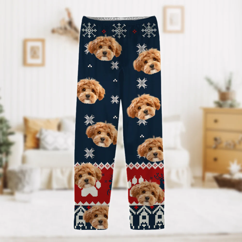 Custom Photo Dog Dad Dog Mom Christmas Pajamas TH10 894287 - Image 6