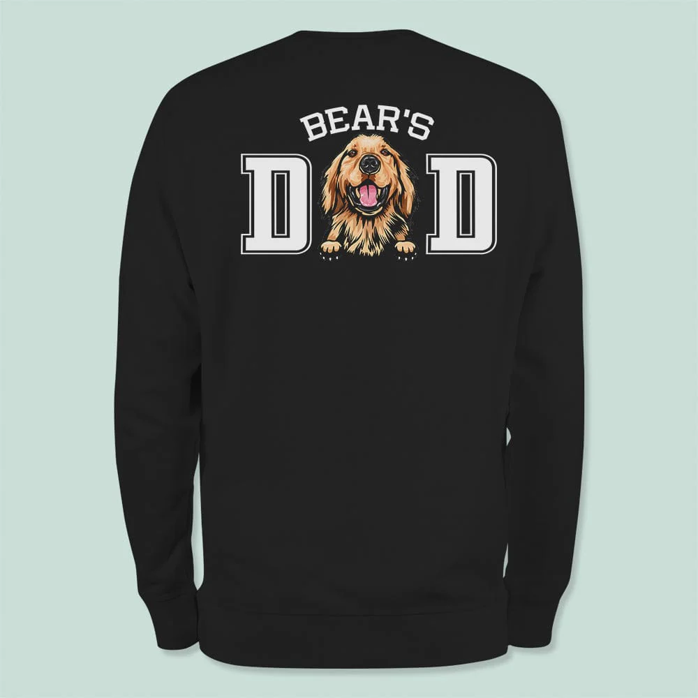 Custom Photo Dog Dad Mom Back Shirt TA29 889421