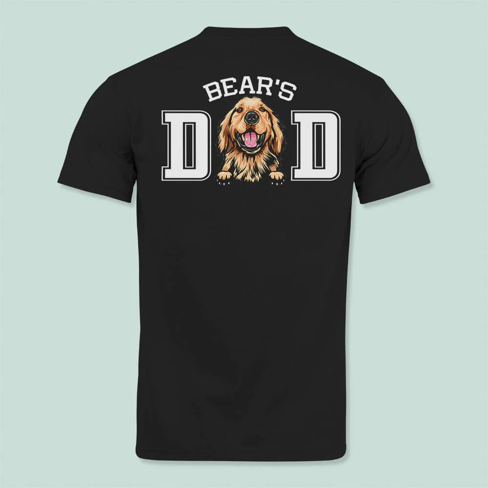 Custom Photo Dog Dad Mom Back Shirt TA29 889421 - Image 2