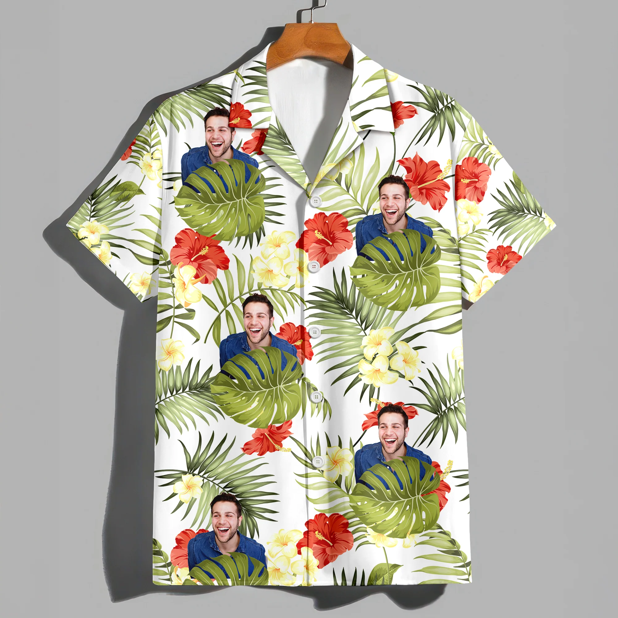 Custom Photo Faith, Family & Freedom 1776 - 2026 Hawaii Shirt TH10 898371 - Image 7