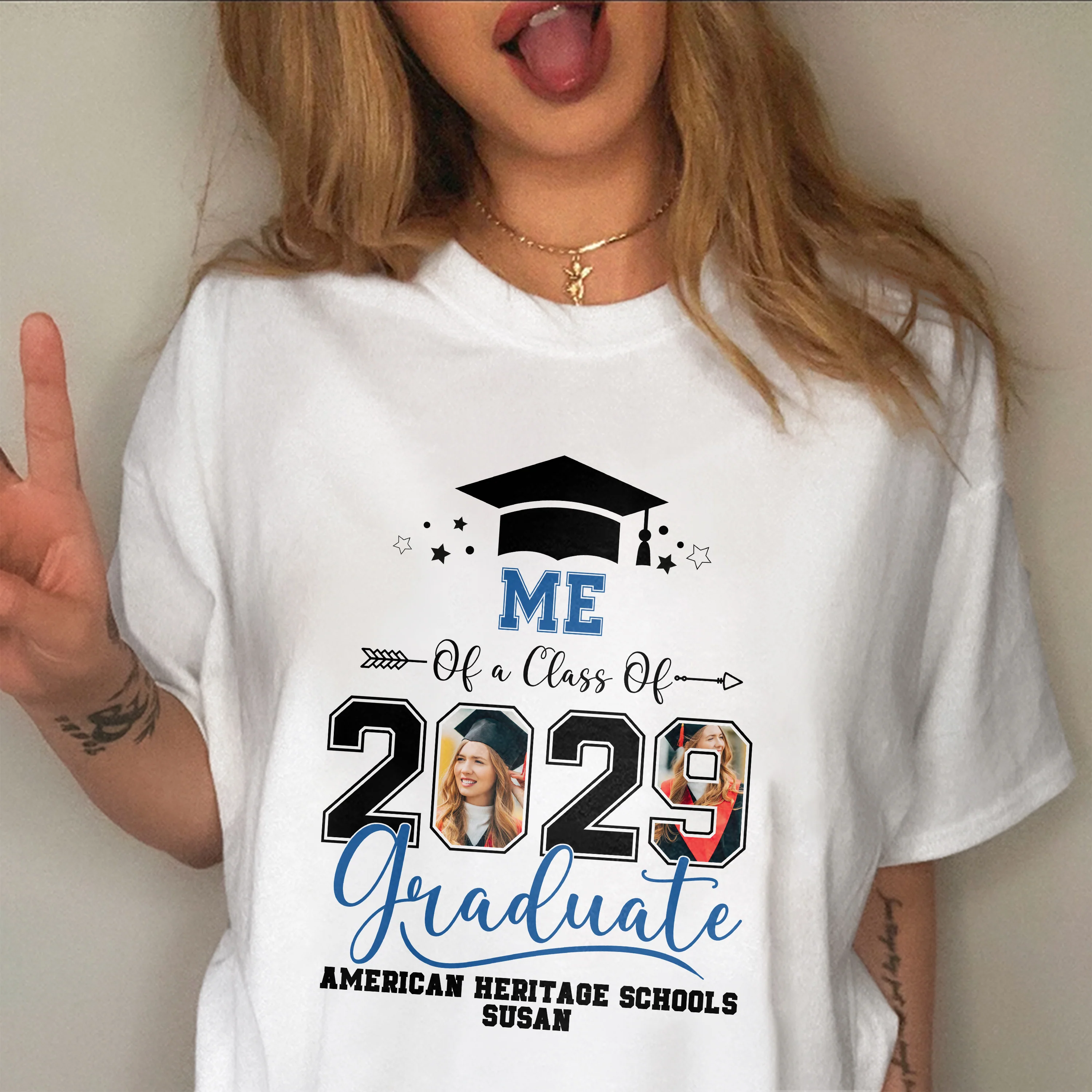 Custom Photo Family Of A Class Of 2026 Graduation Shirt TH10 892431 - Image 11