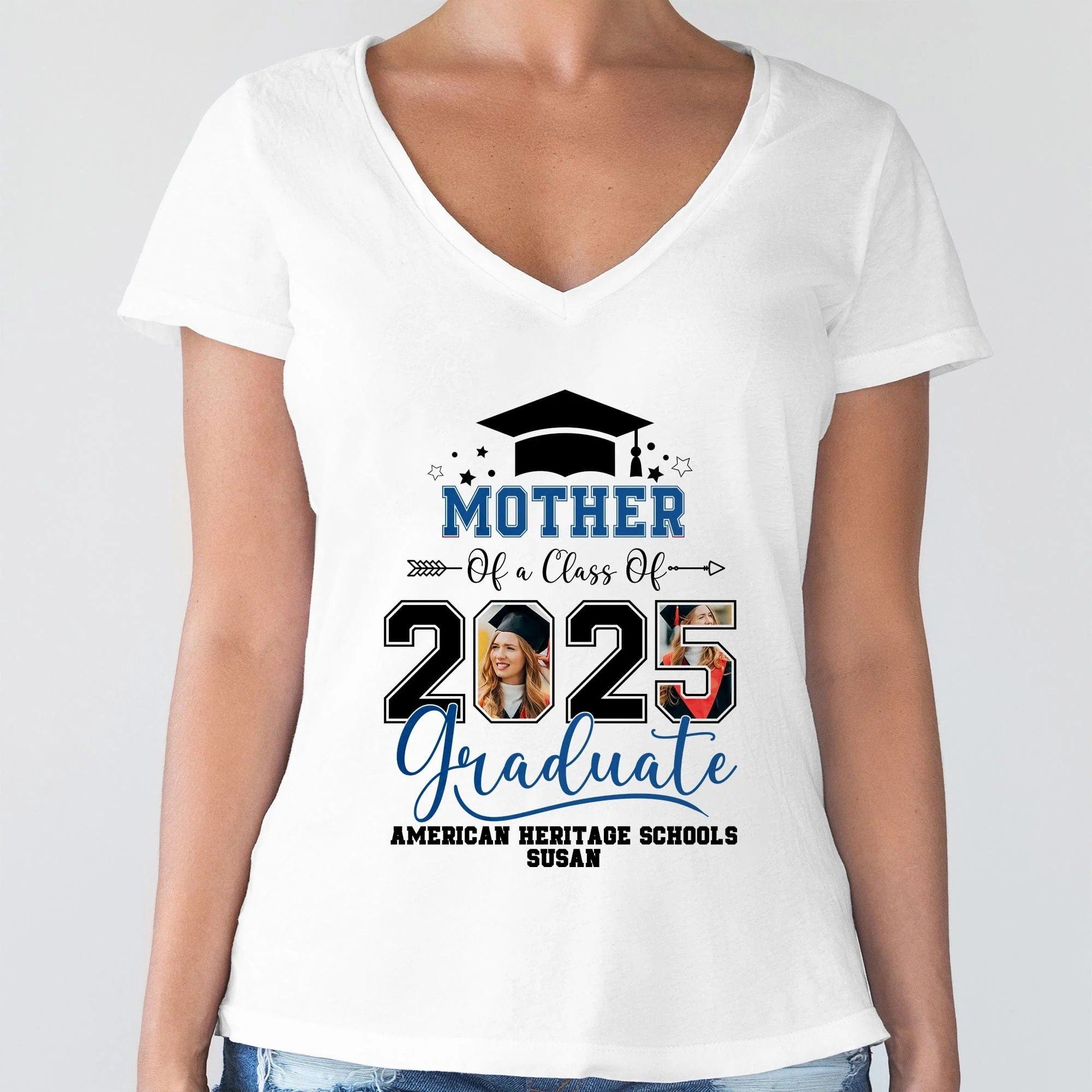 Custom Photo Family Of A Class Of 2026 Graduation Shirt TH10 892431 - Image 7