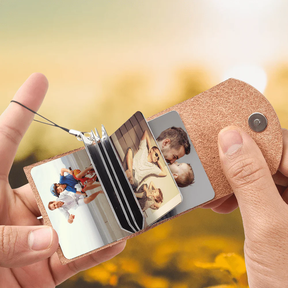 Custom Photo Father's Day Photobook Keychain TA29 890631 - Image 3
