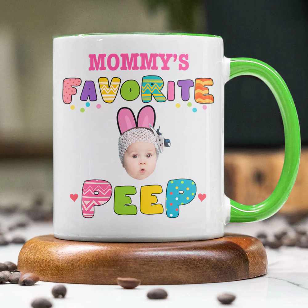 Custom Photo Favorite Peep For Easter Day Accent Mug TH10 892447 - Image 2