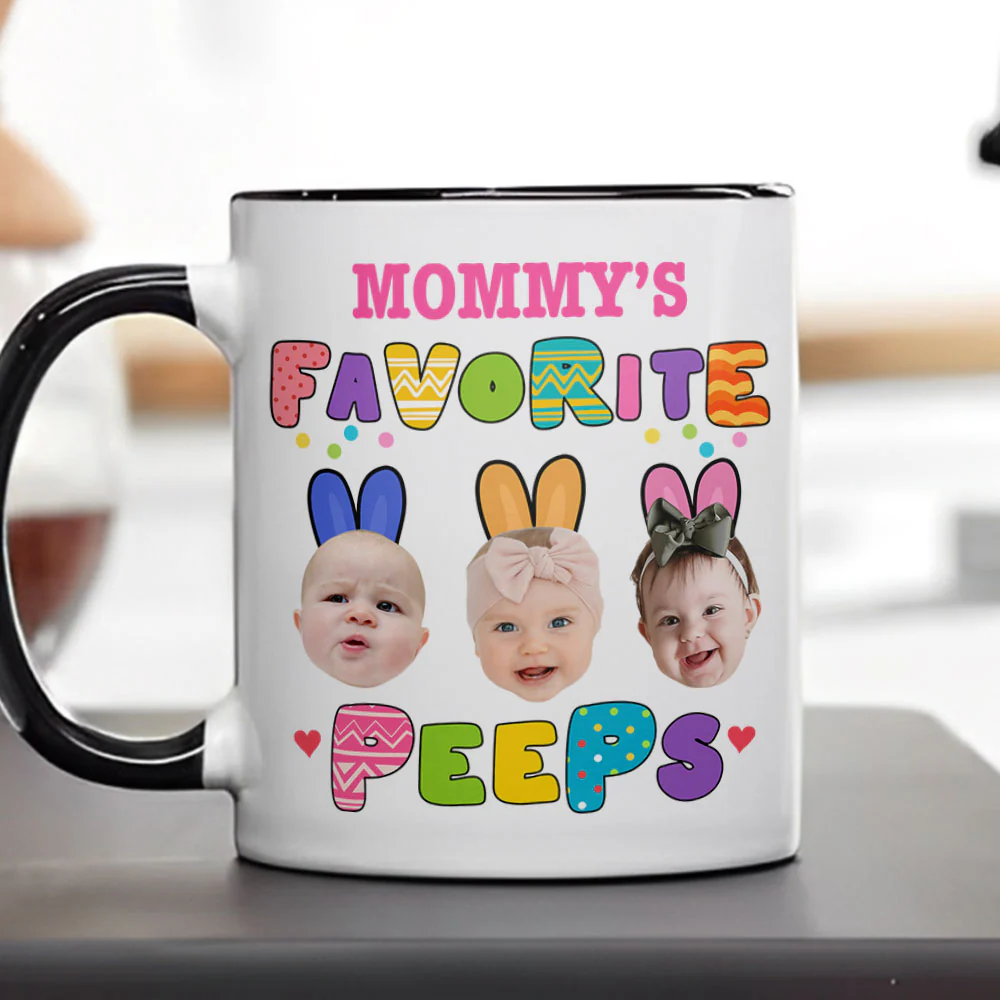 Custom Photo Favorite Peep For Easter Day Accent Mug TH10 892447 - Image 3