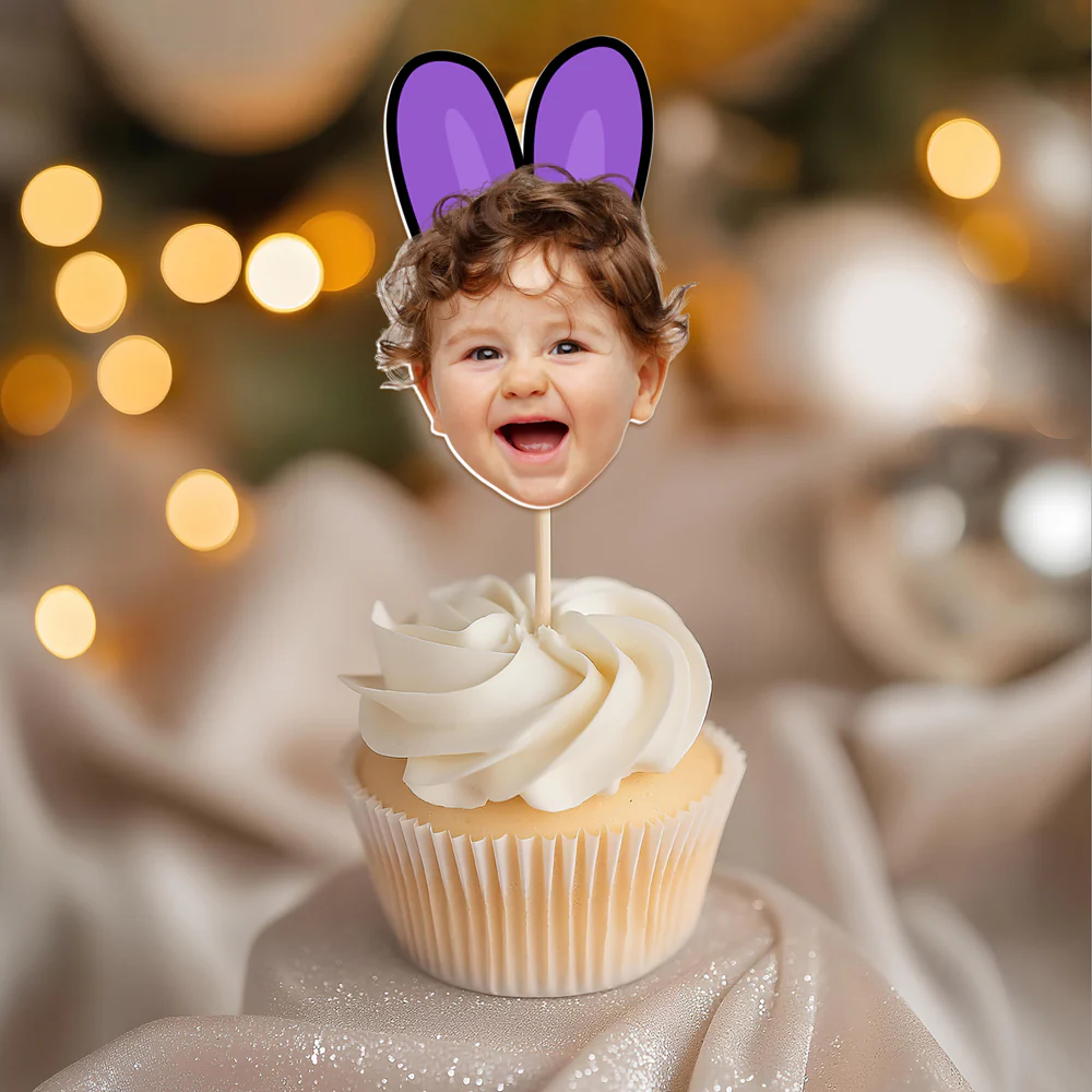 Custom Photo Favorite Peep For Easter Day Cupcake Topper TH10 892517 - Image 3