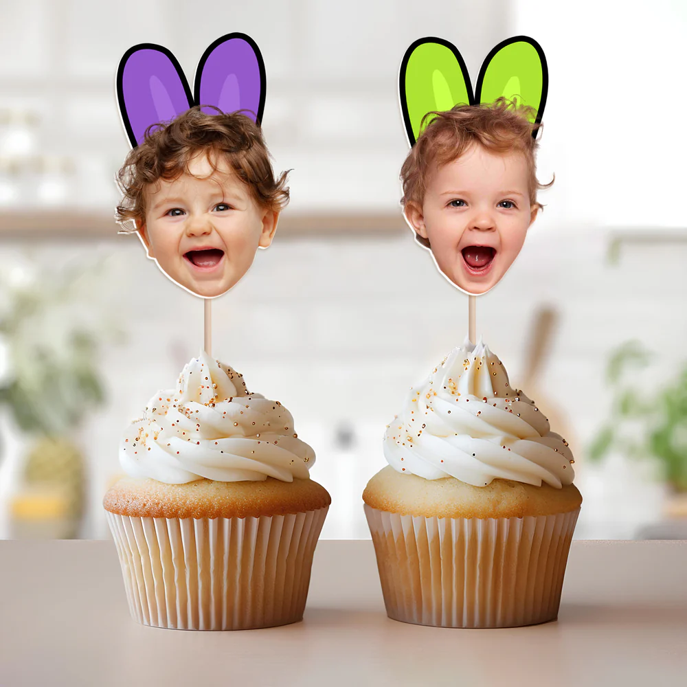 Custom Photo Favorite Peep For Easter Day Cupcake Topper TH10 892517 - Image 4