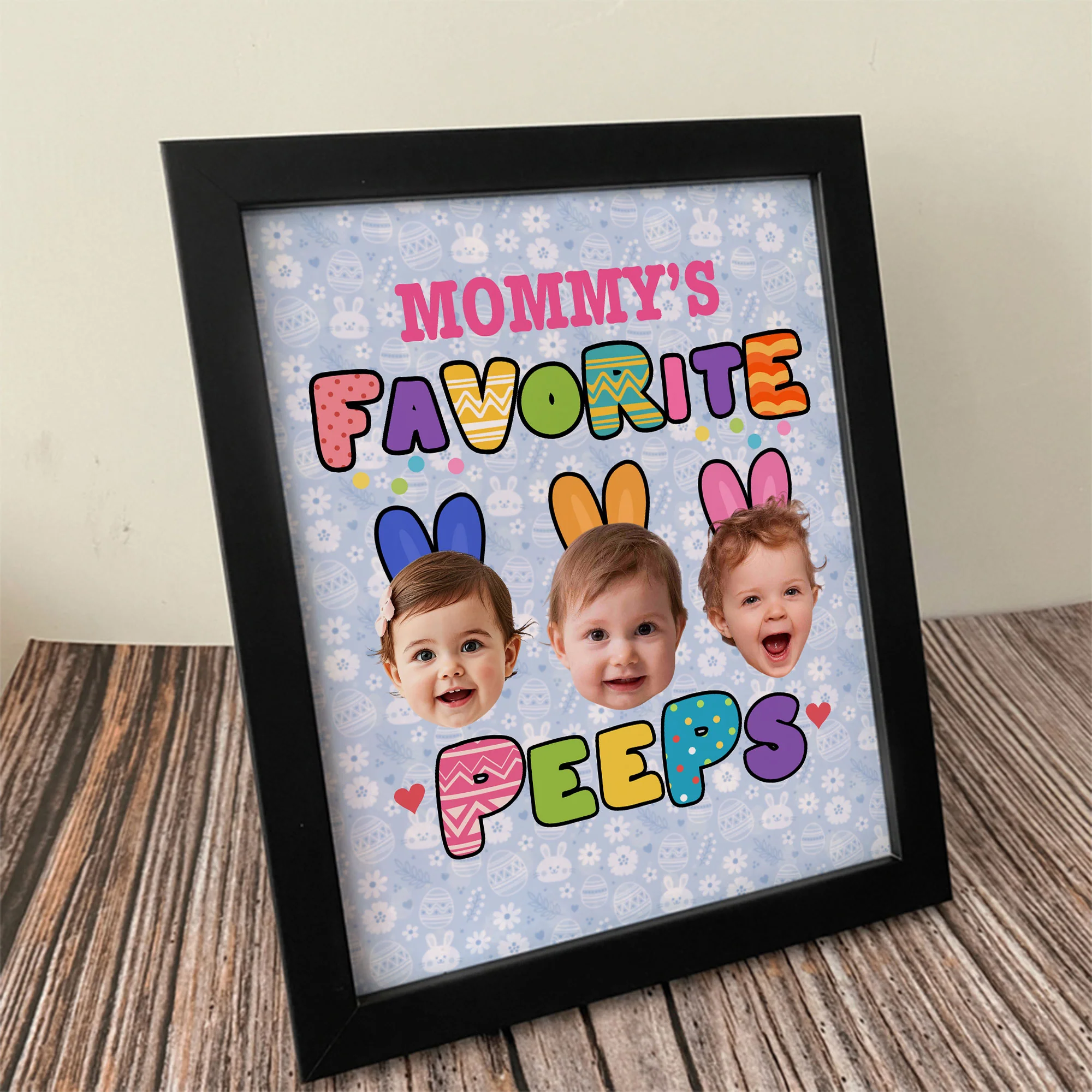 Custom Photo Favorite Peep For Easter Day Picture Frame TH10 892521 - Image 5