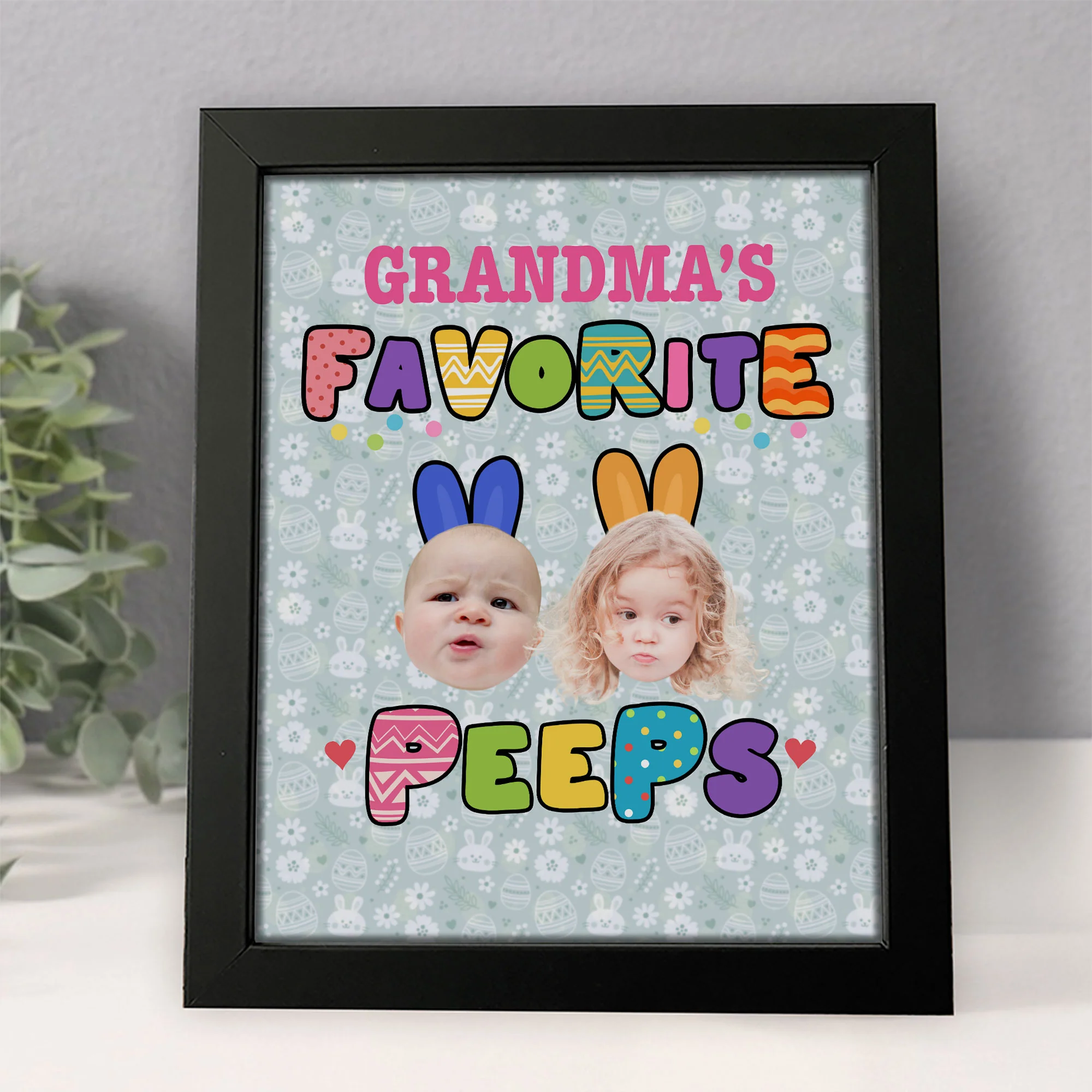 Custom Photo Favorite Peep For Easter Day Picture Frame TH10 892521 - Image 6