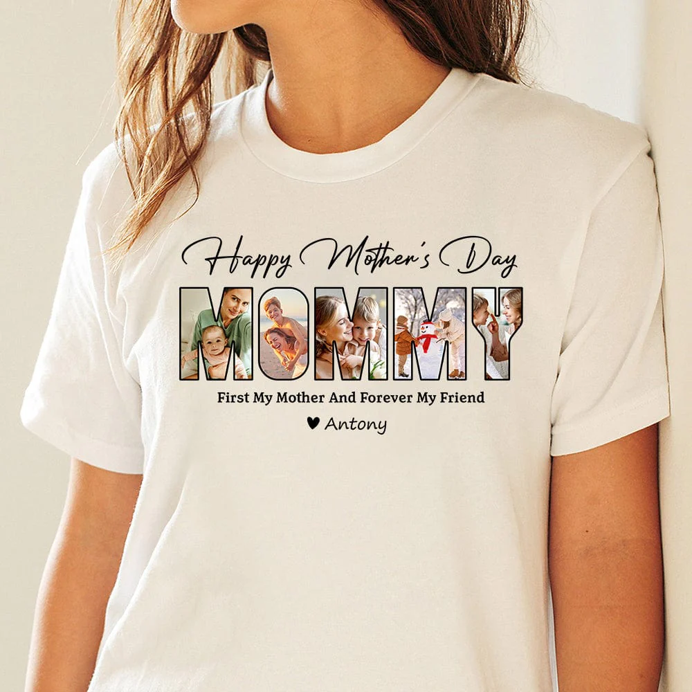 Custom Photo First Our Mother And Forever Our Friend Shirt TA29 889181