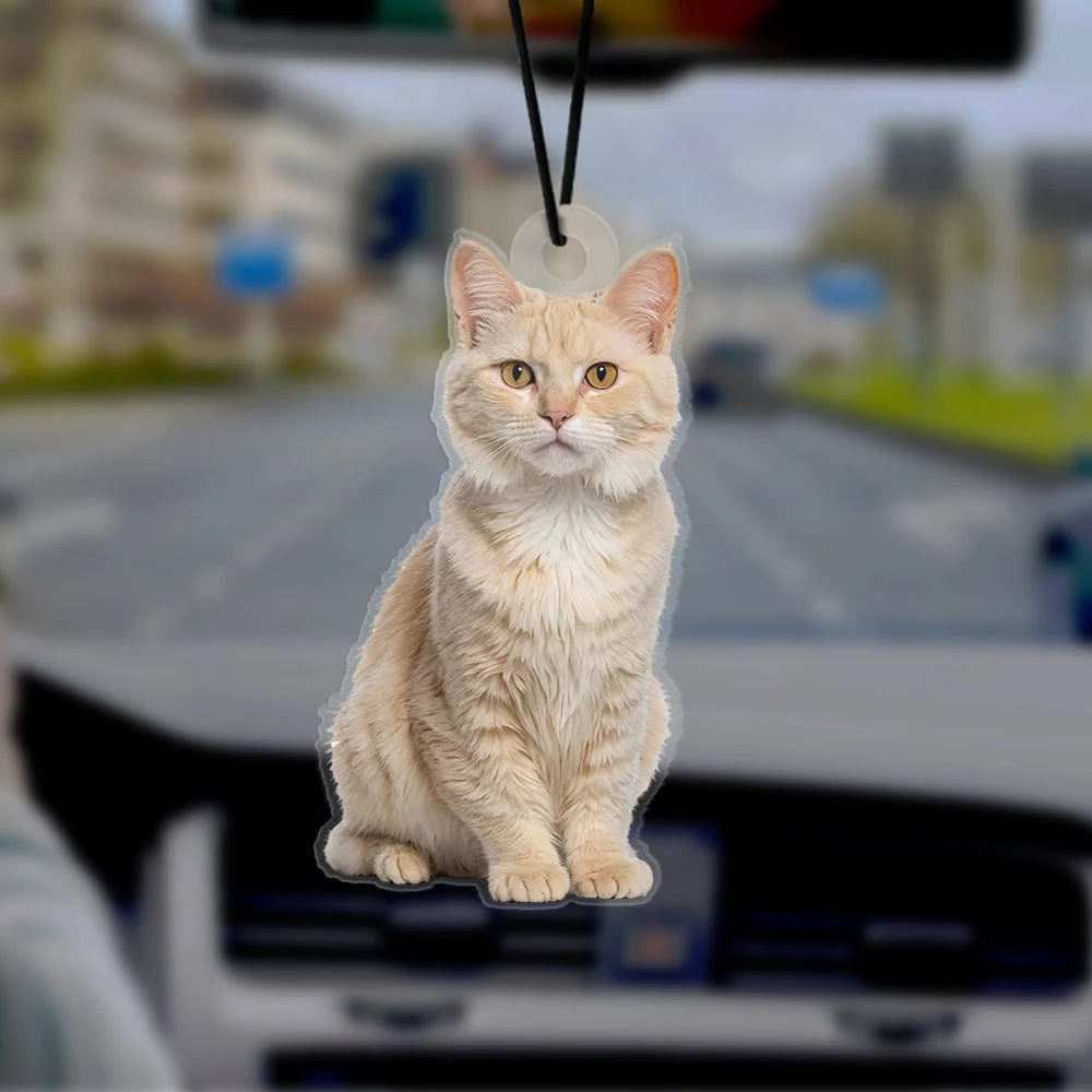Custom Photo For Dog And Cat Lover Car Hanging TH10 892297