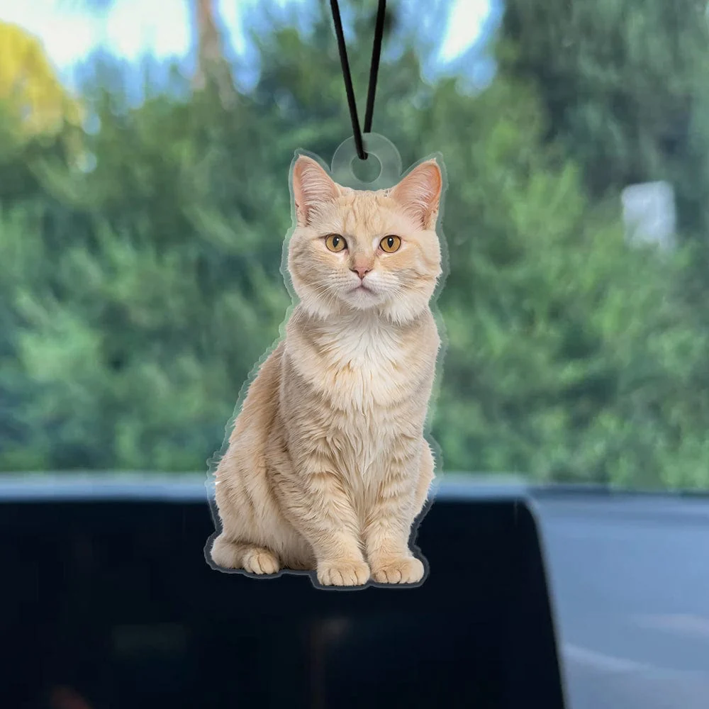 Custom Photo For Dog And Cat Lover Car Hanging TH10 892297 - Image 2