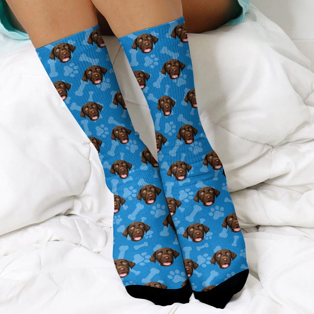 Custom Photo For Dog Cat Lover Pet Sock N304 890229