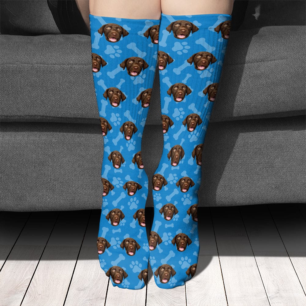 Custom Photo For Dog Cat Lover Sock N304 890227