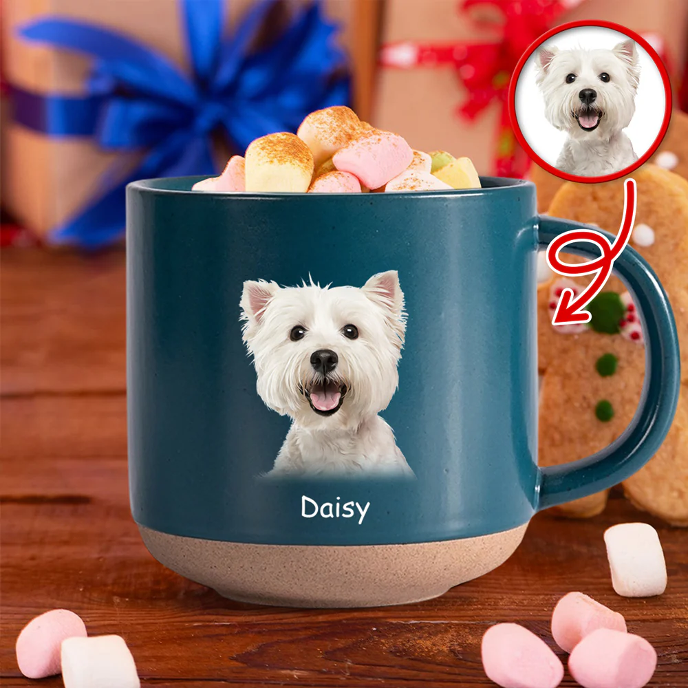 Custom Photo For Dog Lover Pottery Mug TH10 894773 - Image 2