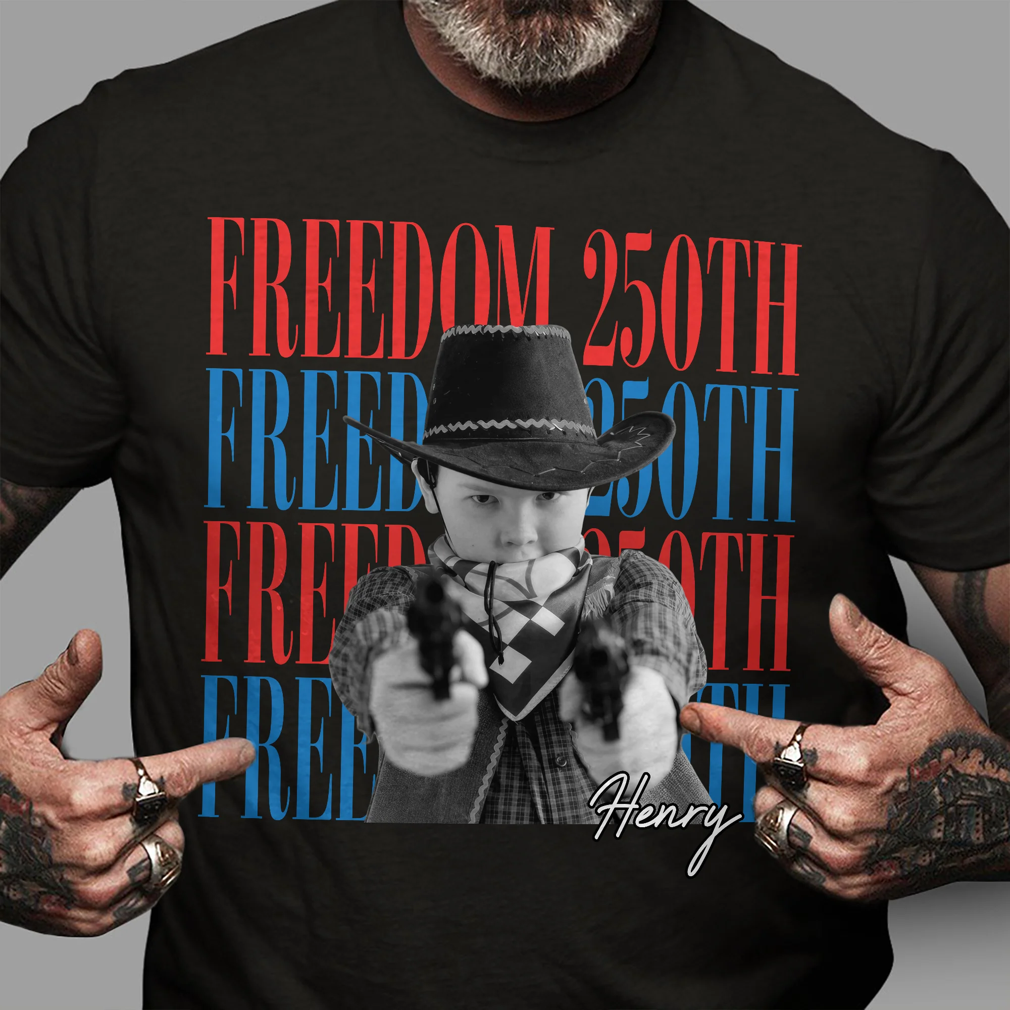 Custom Photo Freedom 250th Comfort Shirt TH10 170135 - Image 5