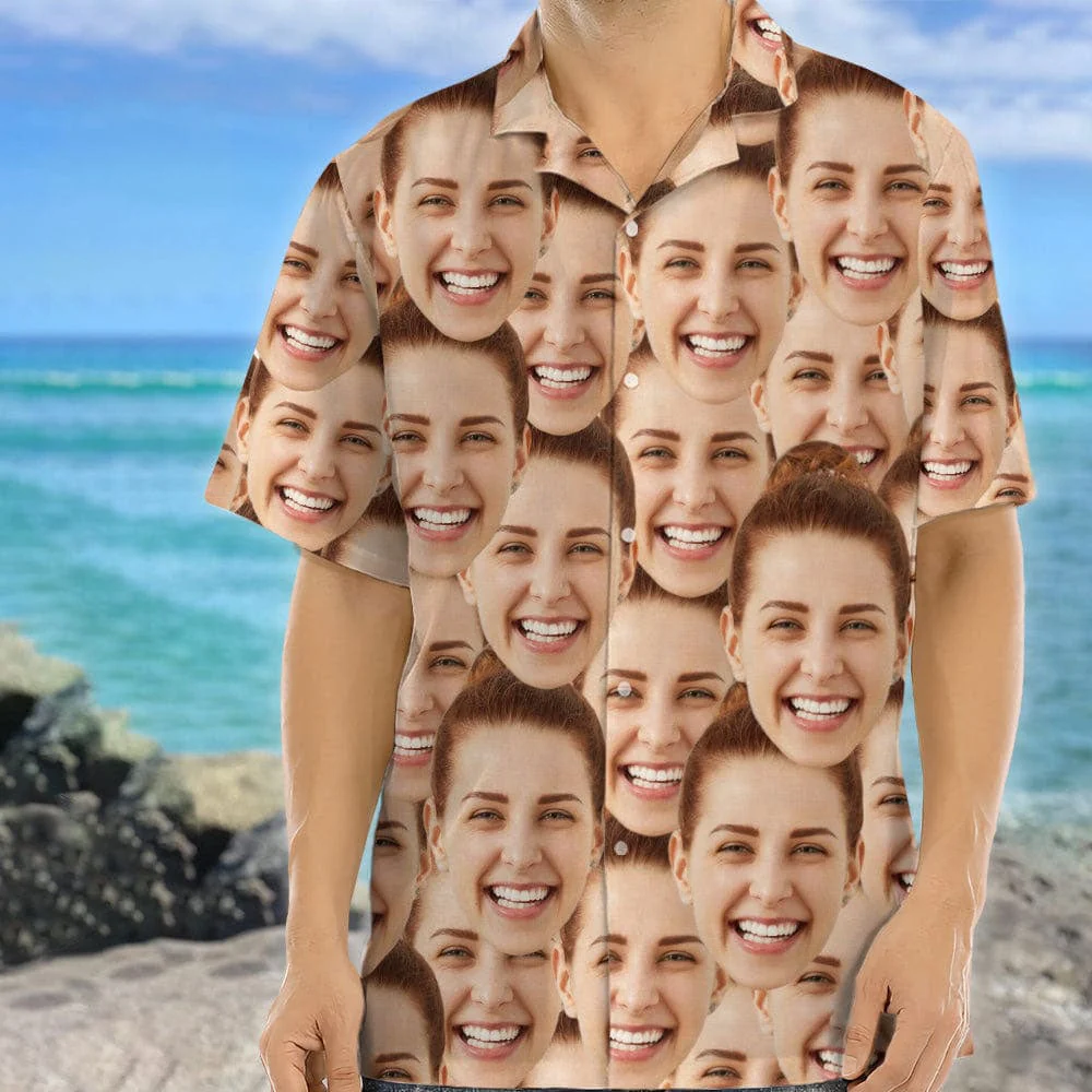 Custom Photo Full Face Hawaii Shirt N304 889323 - Image 2