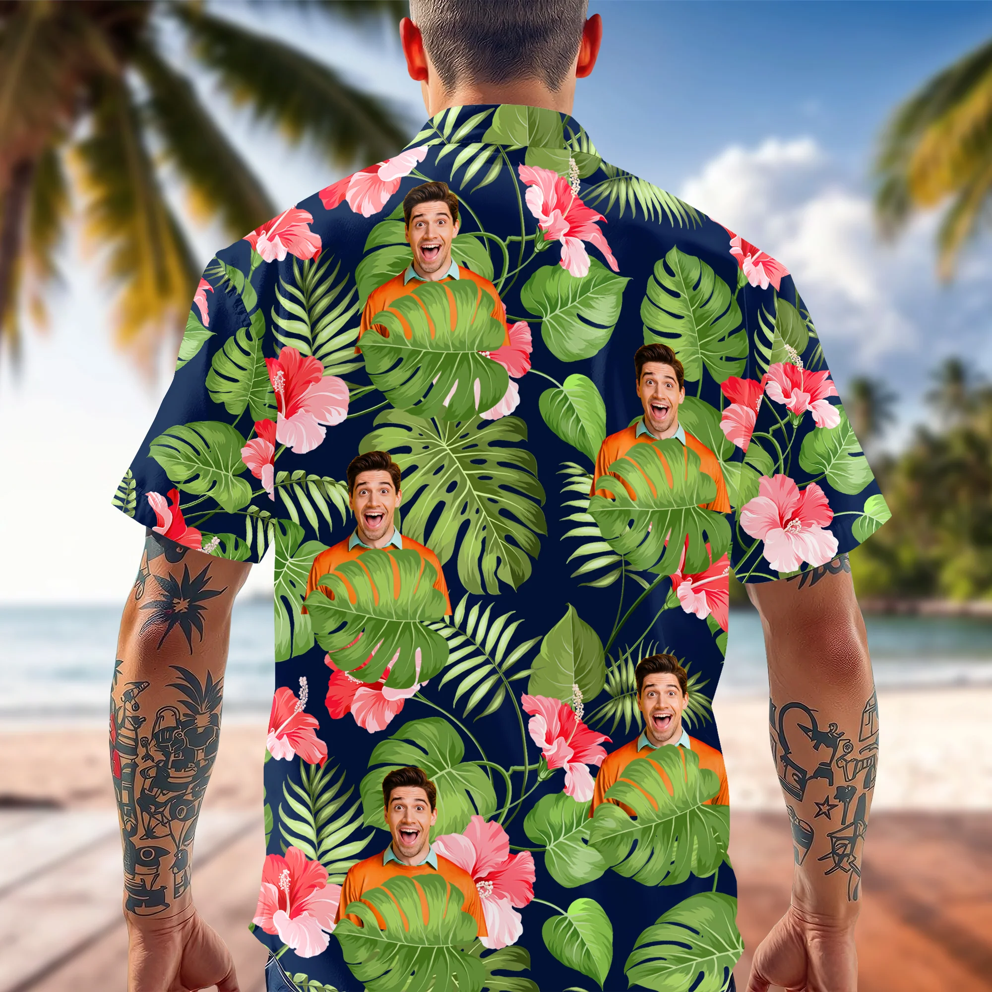Custom Photo Funny Abs Hawaii Shirt TH10 169871 - Image 5