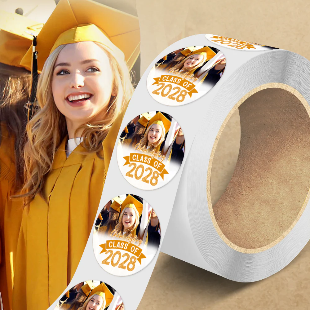 Custom Photo Graduation Class Of 2025 Roll Sticker TA29 890523 - Image 10