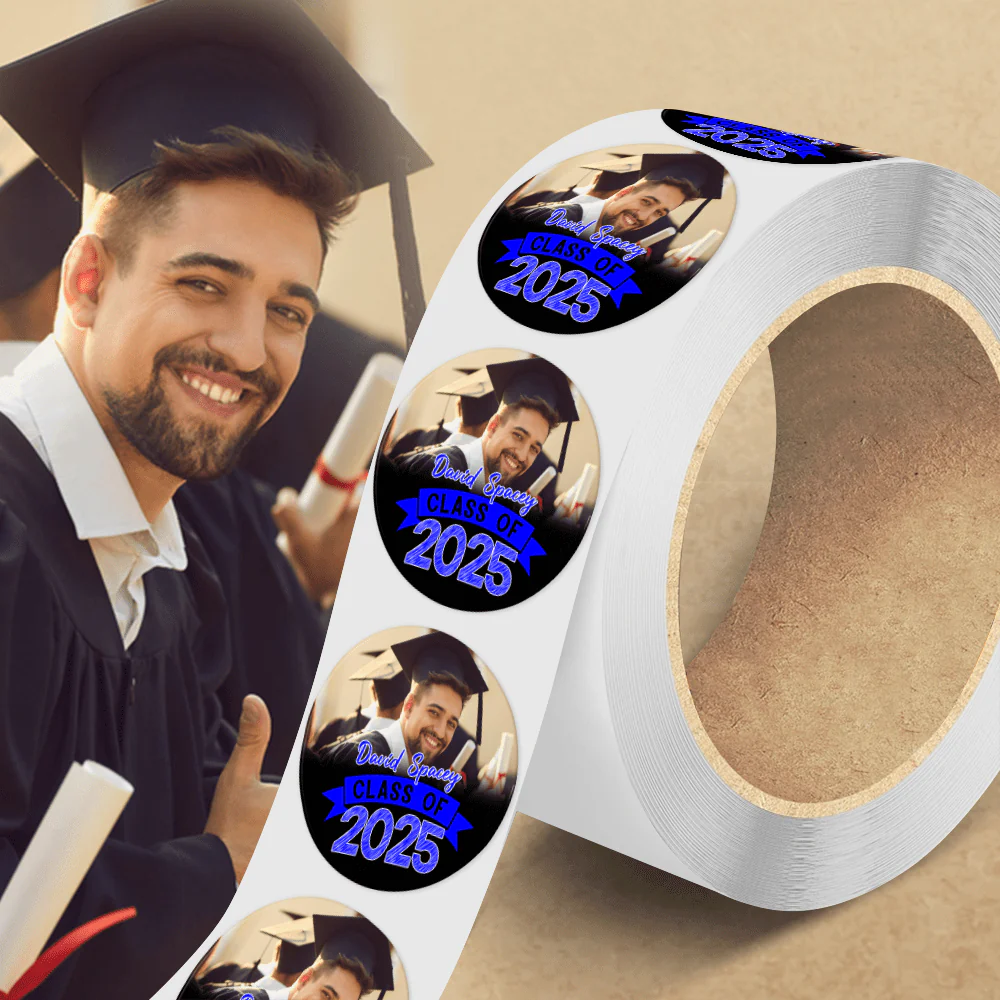 Custom Photo Graduation Class Of 2025 Roll Sticker TA29 890523 - Image 11