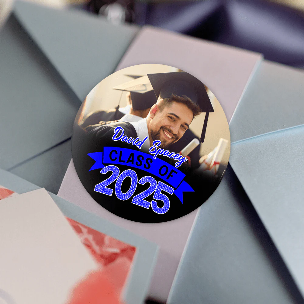 Custom Photo Graduation Class Of 2025 Roll Sticker TA29 890523 - Image 4