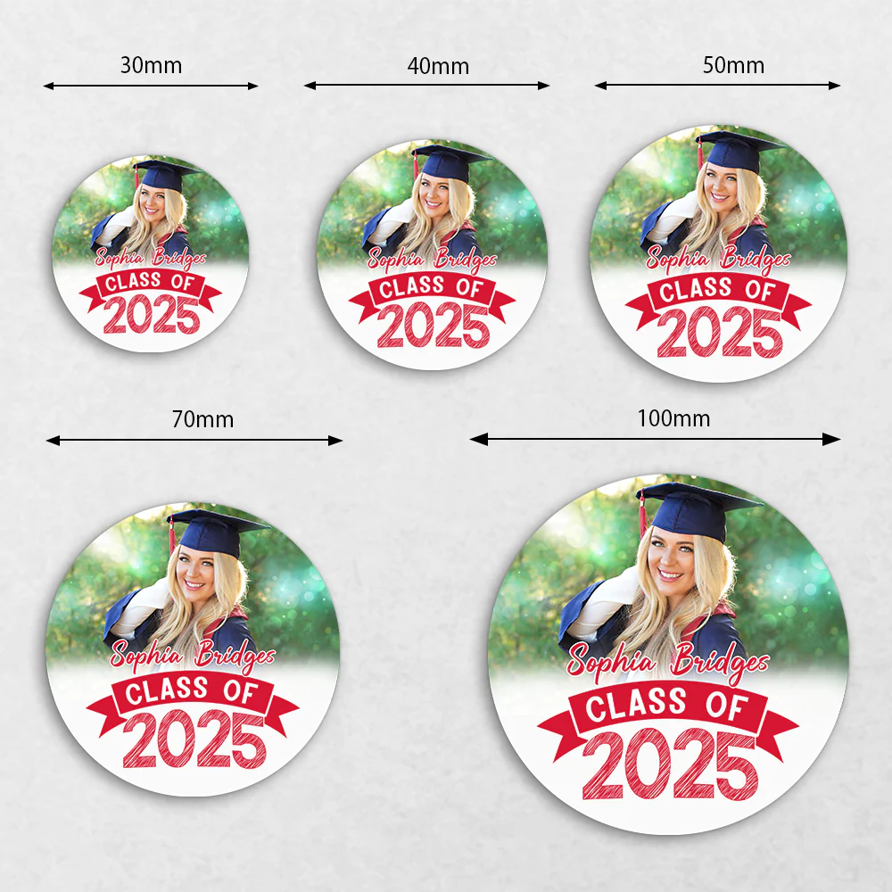 Custom Photo Graduation Class Of 2025 Roll Sticker TA29 890523 - Image 6