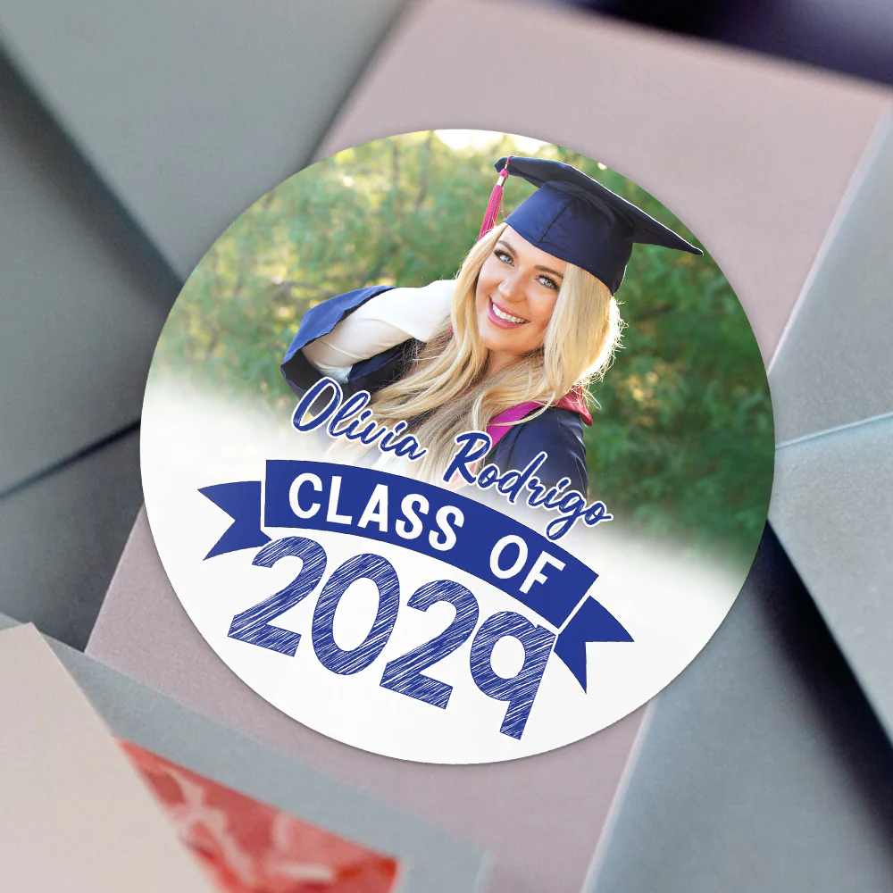 Custom Photo Graduation Class Of 2025 Roll Sticker TA29 890523 - Image 9