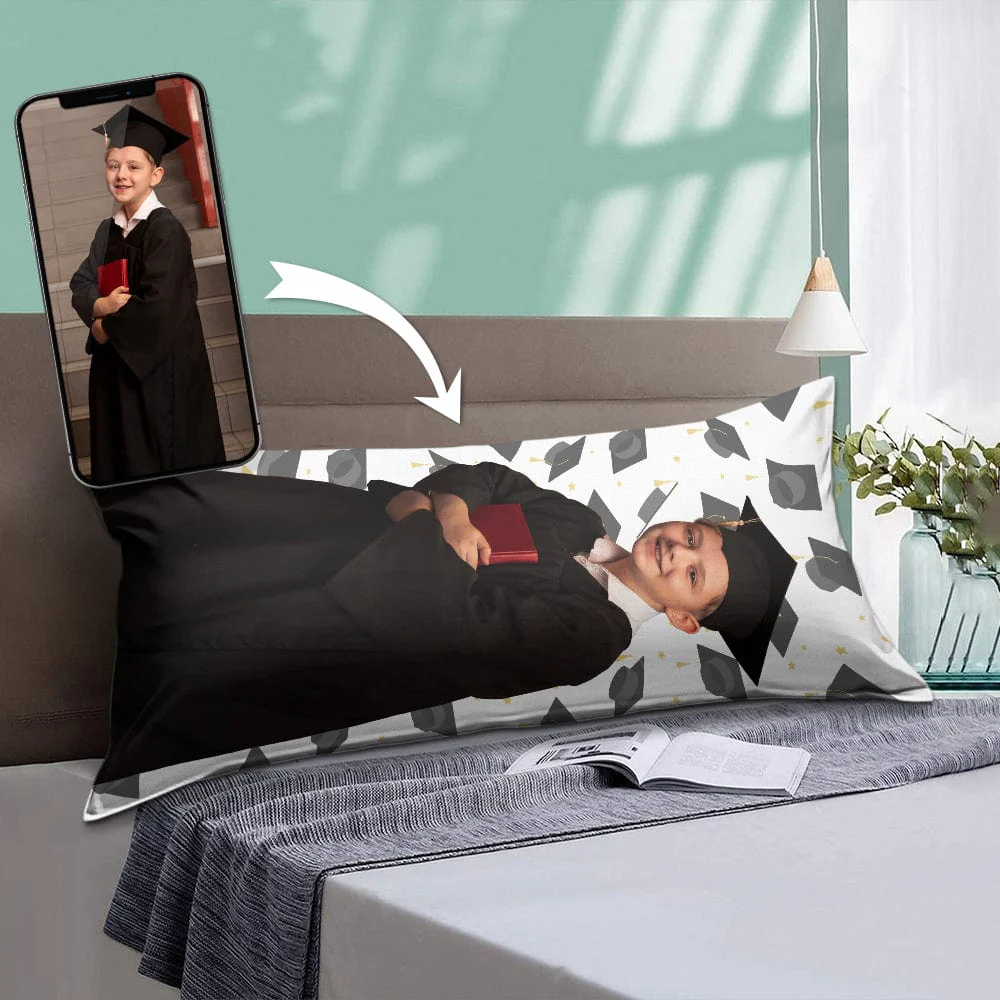 Custom Photo Graduation Rectangle Pillow Case TA29 890445 - Image 3