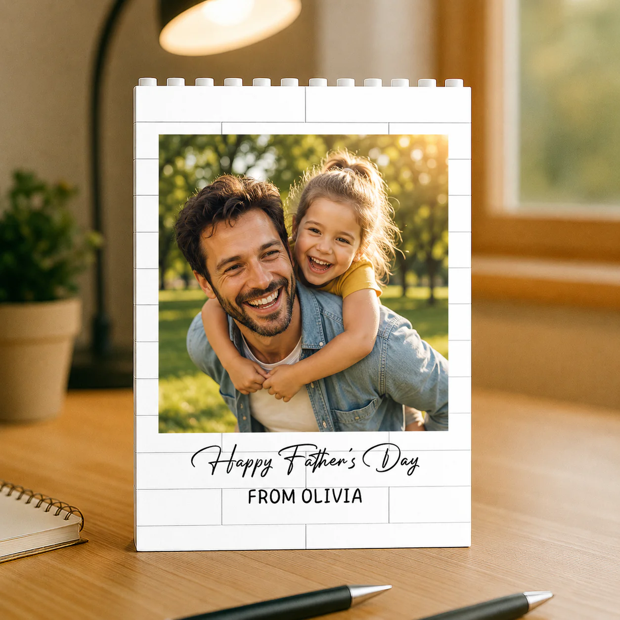 Custom Photo Happy Father's Day Building Brick Blocks Gift For Family TH10 898857 - Image 4