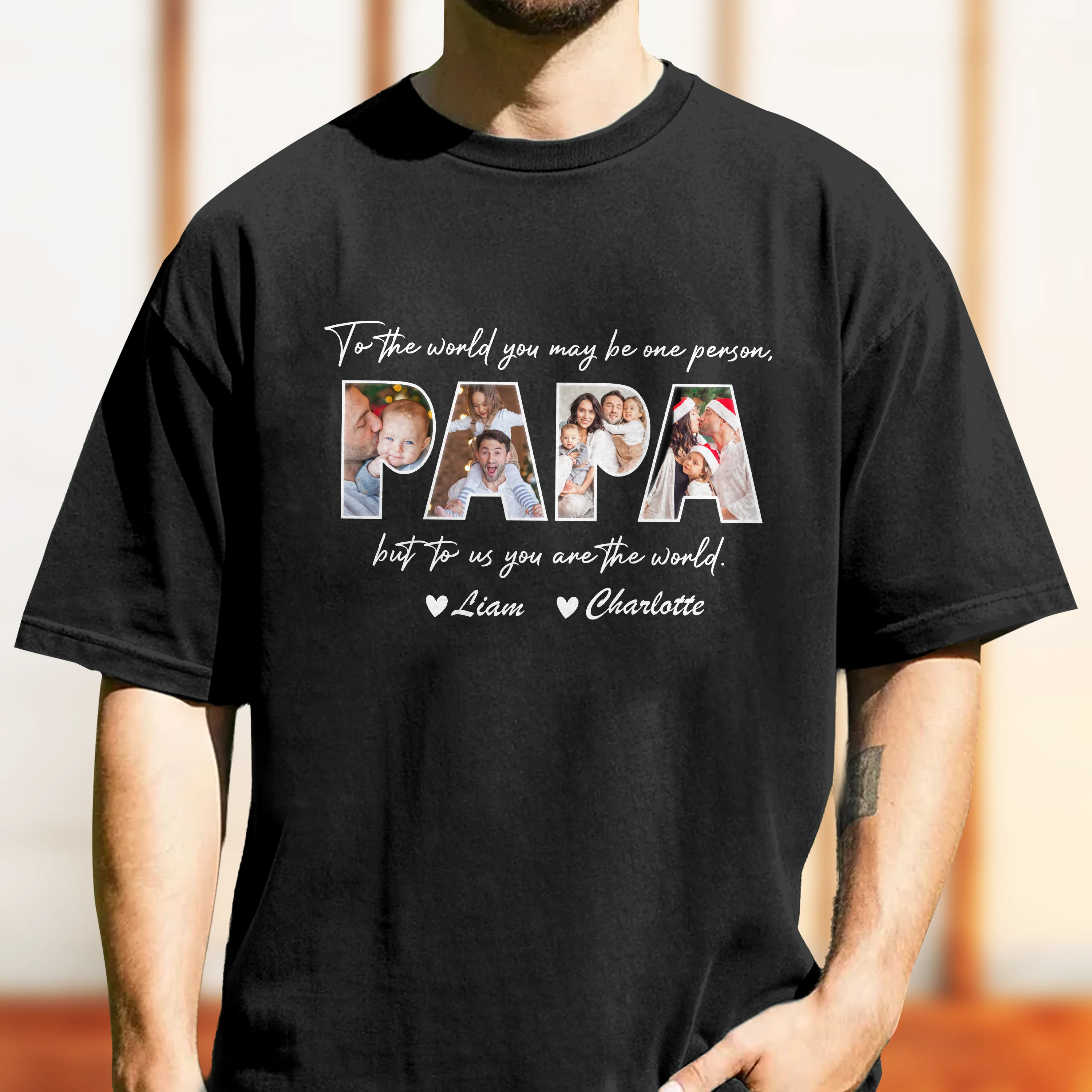 Custom Photo Happy Father's Day Comfort Shirt Gift For Dad TH10 169371 - Image 2
