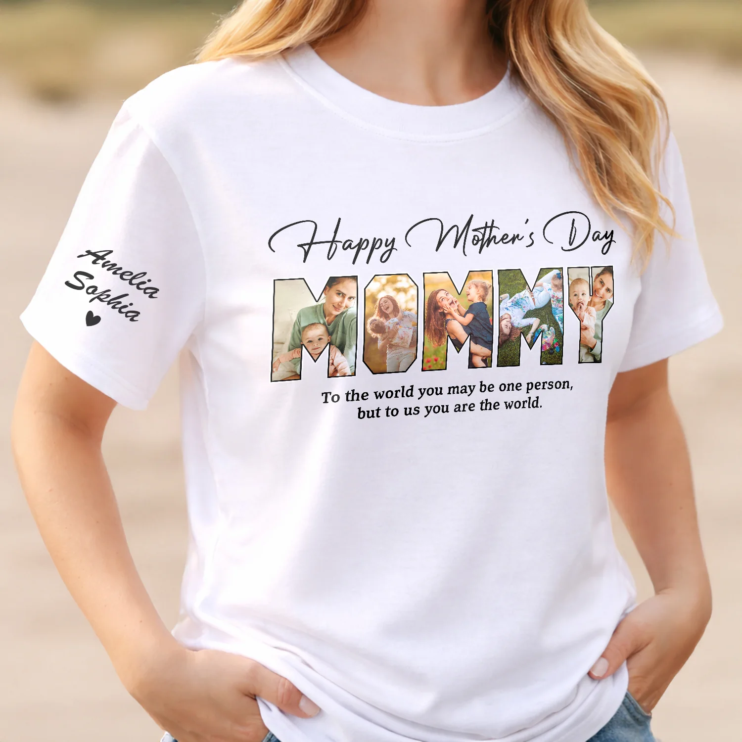 Custom Photo Happy Mother's Day Short Sleeve Printing Shirt TH10 169535 - Image 2
