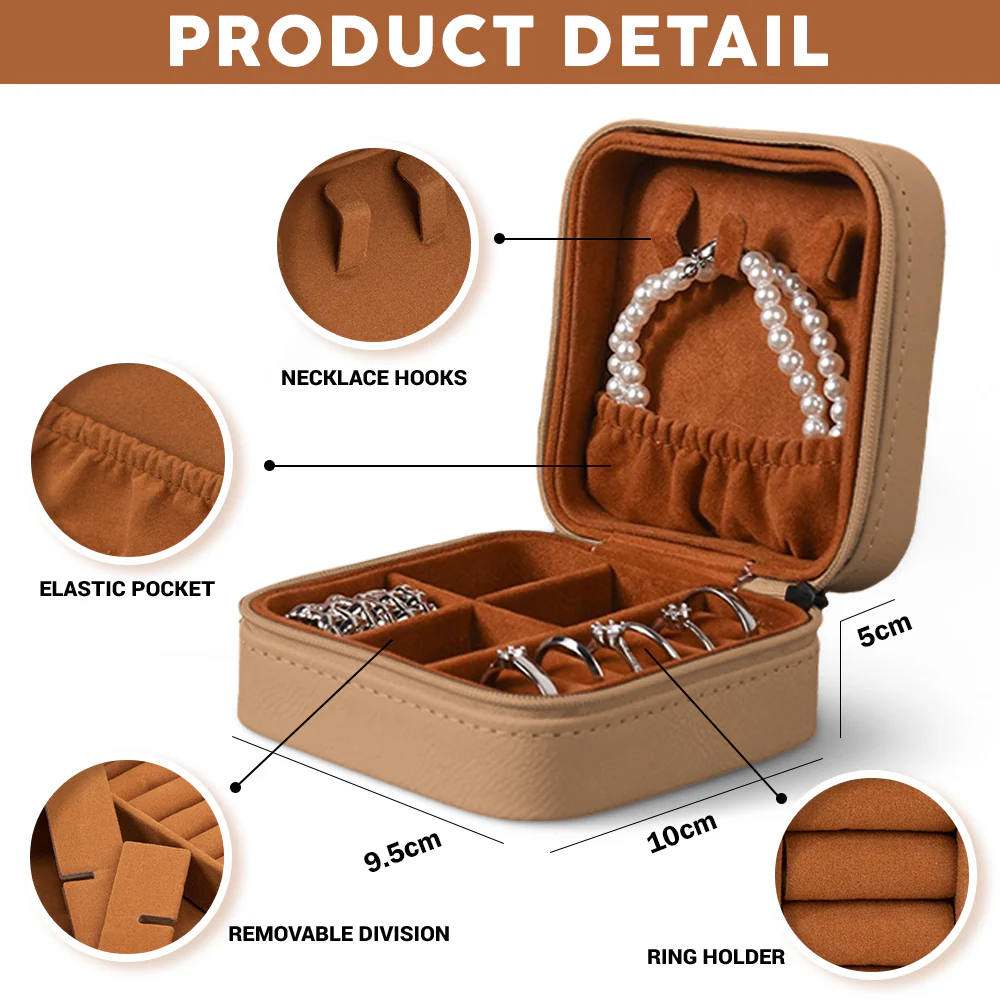 Custom Photo Happy Mother's Day Travel Jewelry Box Gift For Mom TH10 169485 - Image 4