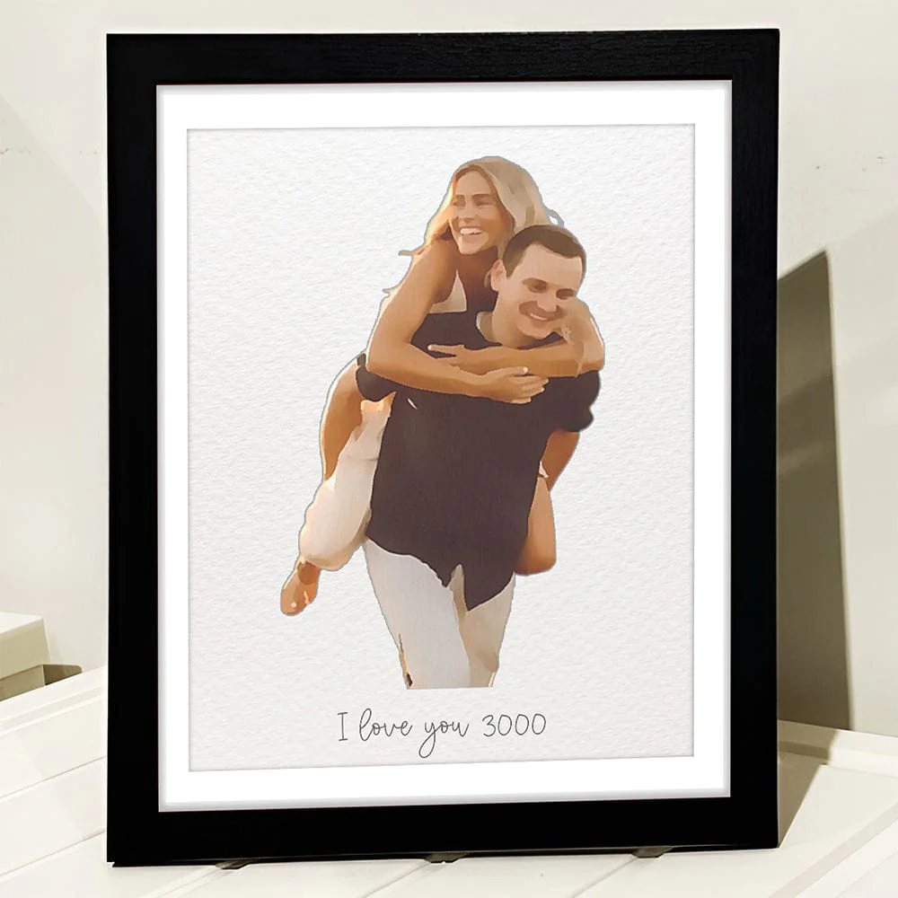 Custom Photo Happy Valentine's Day For Couple Picture Frame TH10 892275