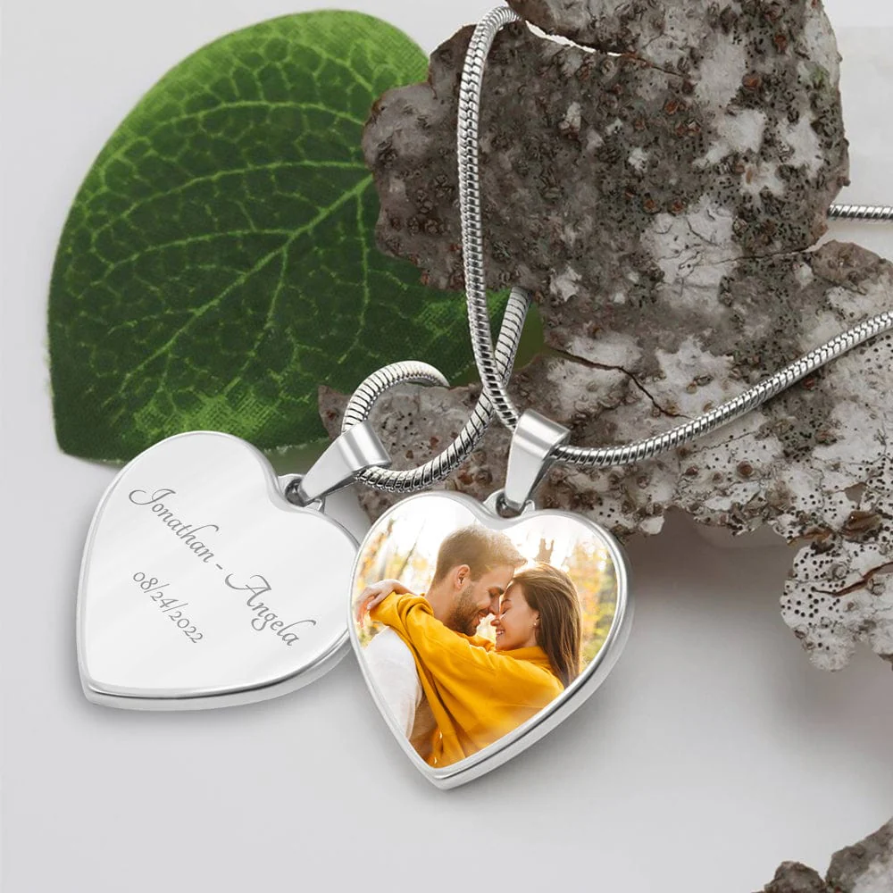 Custom Photo Happy Valentine's Day Necklace TH10 892253 - Image 3