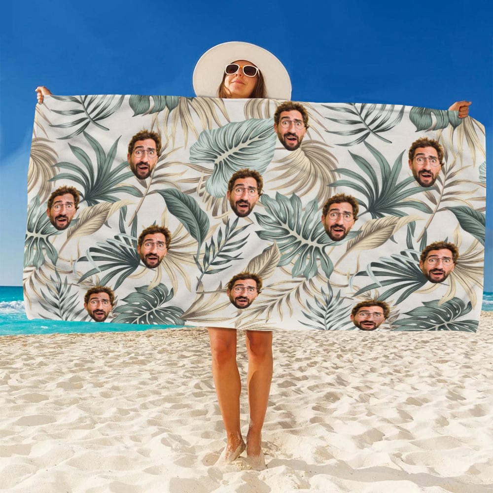 Custom Photo Hawaiian Vacation Style Beach Towel N304 890667 - Image 2