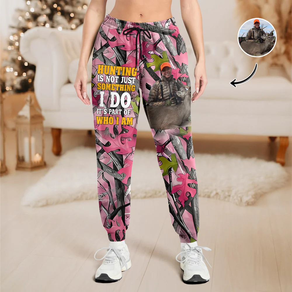 Custom Photo Hunting Is Part Of Who I am Sweatpants For Hunter TH10 896723 - Image 2