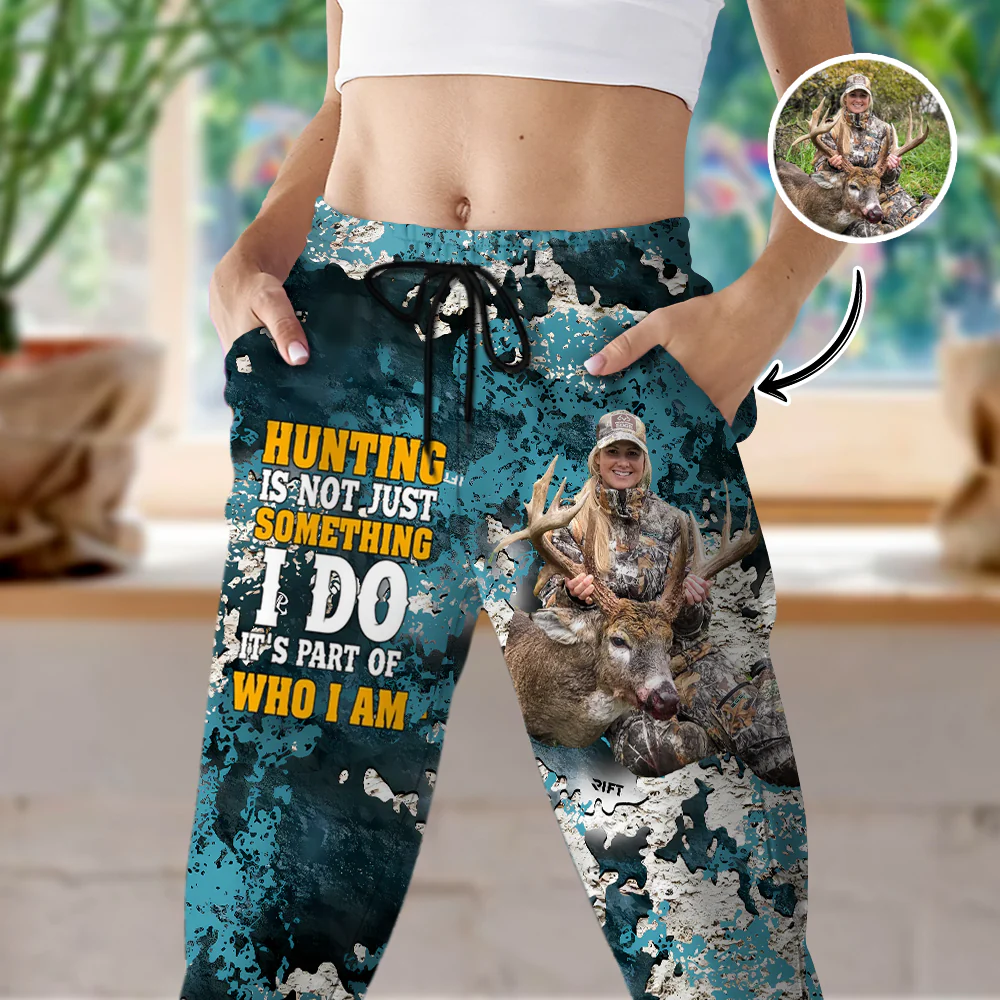 Custom Photo Hunting Is Part Of Who I am Sweatpants For Hunter TH10 896723 - Image 3