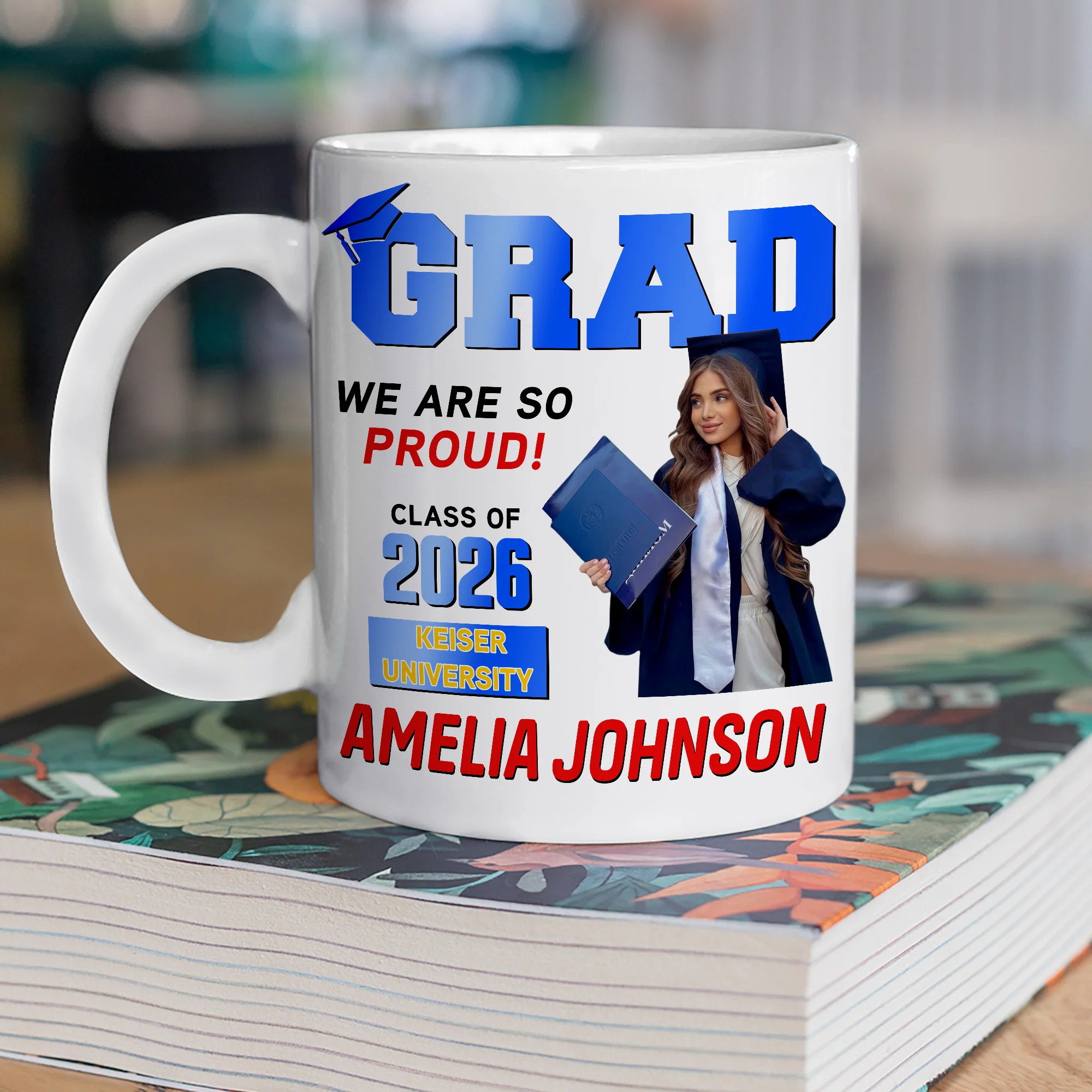 Custom Photo I Did It Graduation Magazine Mug TH10 898605 - Image 2