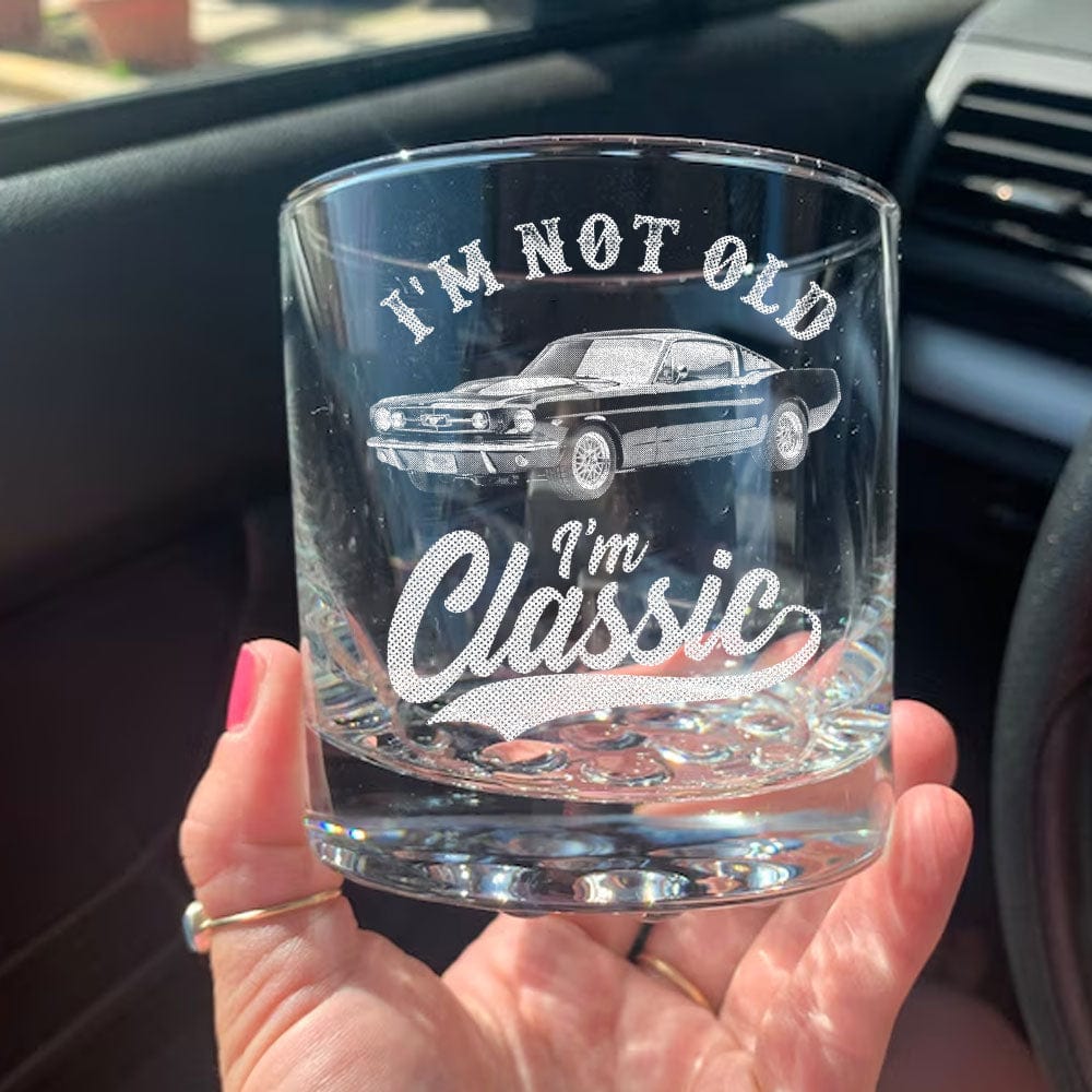 Custom Photo I'm Not Old I'm Classic Print Rock Glass TH10 891013 - Image 2