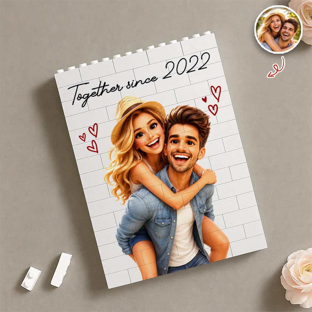 Custom Photo I'm Yours Building Brick Block For Couple TH10 170275 - Image 4