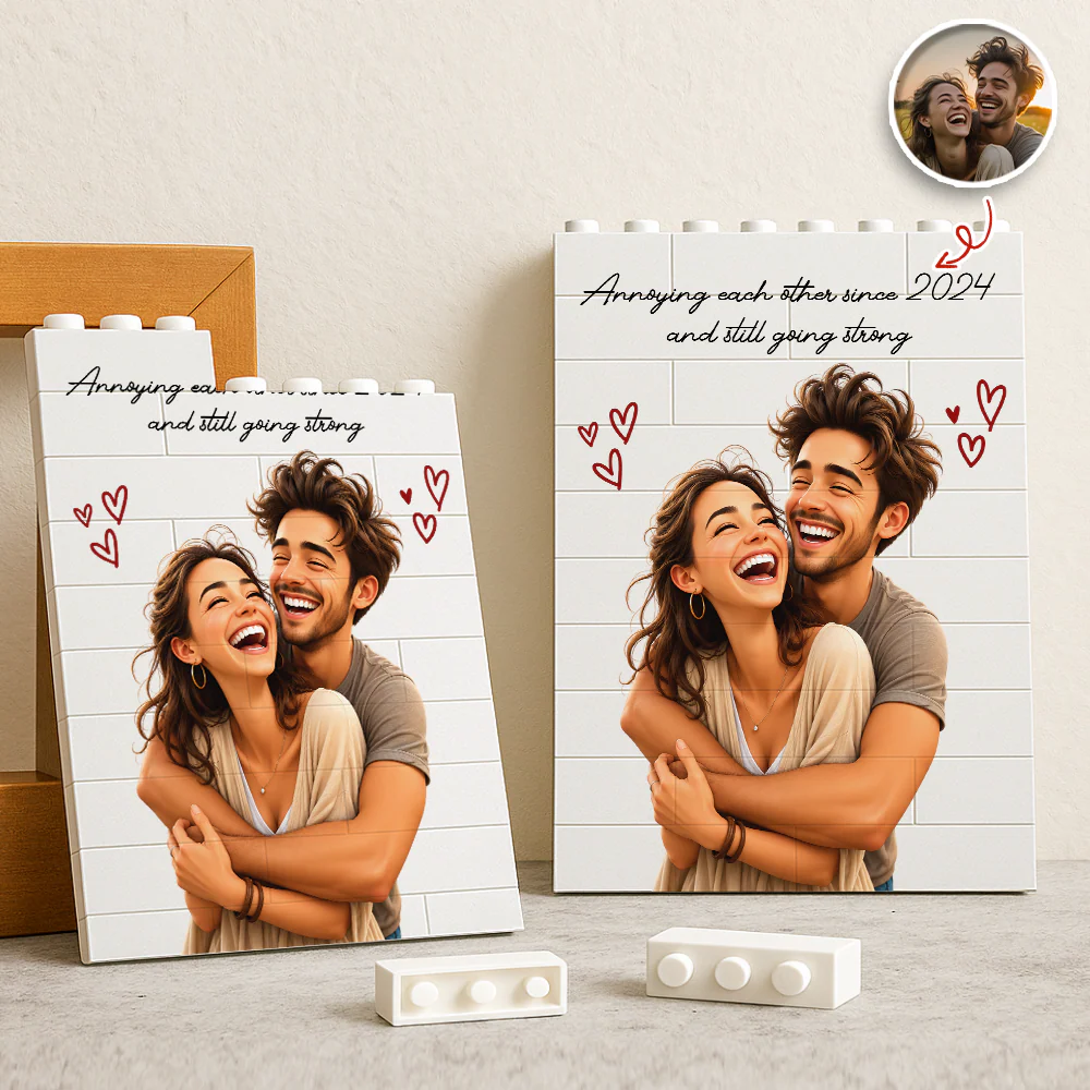 Custom Photo I'm Yours Building Brick Block For Couple TH10 170275 - Image 5