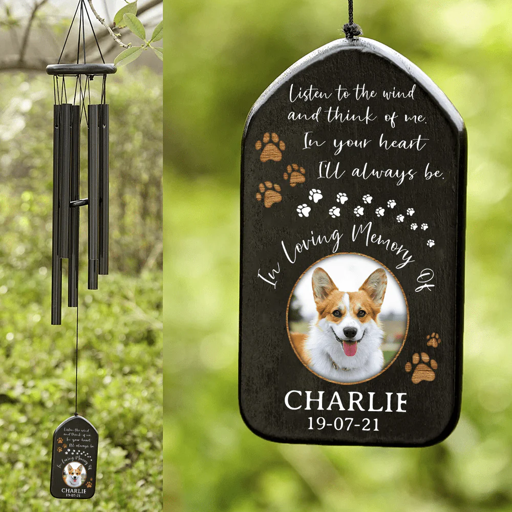 Custom Photo In Loving Memory Of You Memorial Wind Chimes N304 889933 - Image 2