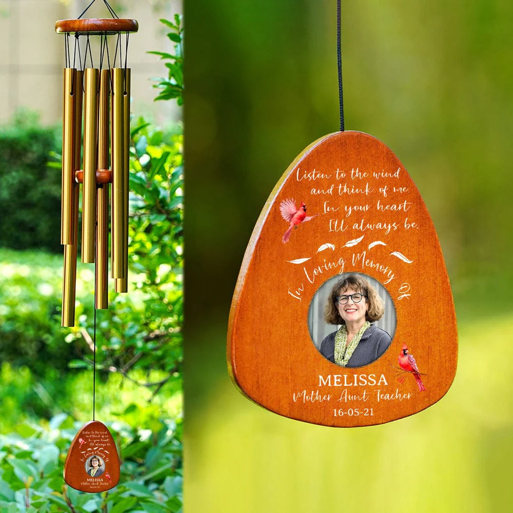 Custom Photo In Loving Memory Of You Memorial Wind Chimes N304 889923 - Image 3