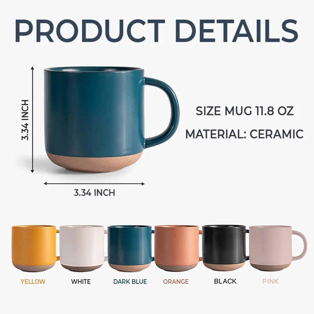 Custom Photo Mom And Kid Pottery Mug For Mother's Day TH10 169213 - Image 7