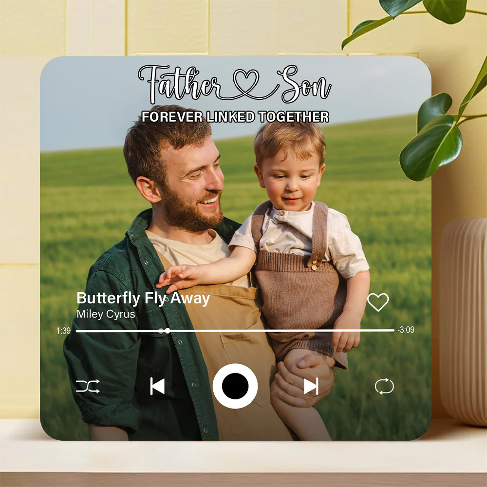 Custom Photo Family Forever Linked Together Music Fridge Magnet TH10 892471 - Image 3